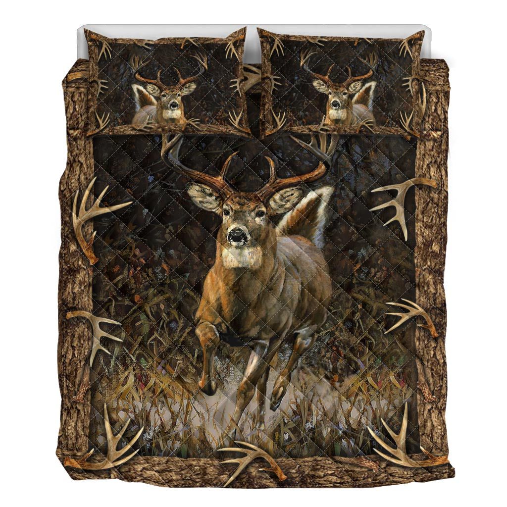 Deer Hunting Hunting Quilt Set
