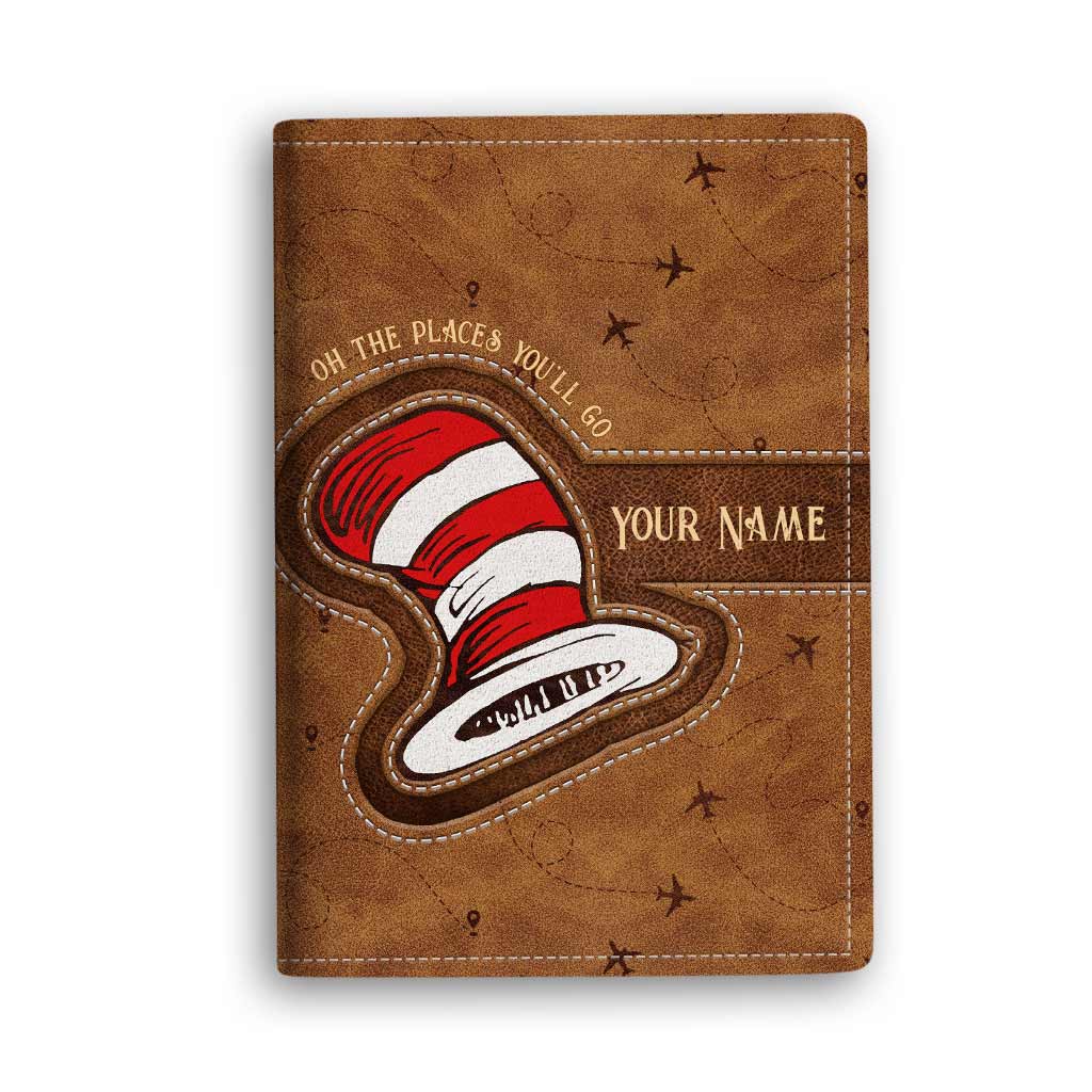 Oh, die Orte, die du besuchen wirst – personalisierter Lehrerpasshalter