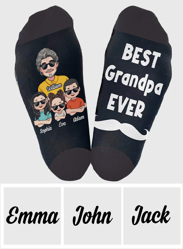 Der beste Opa aller Zeiten – personalisierte Opa-Socken