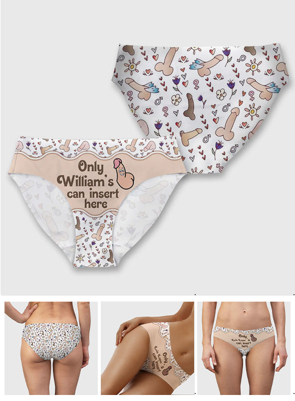 Only You – Personalisierte Slips für Paare