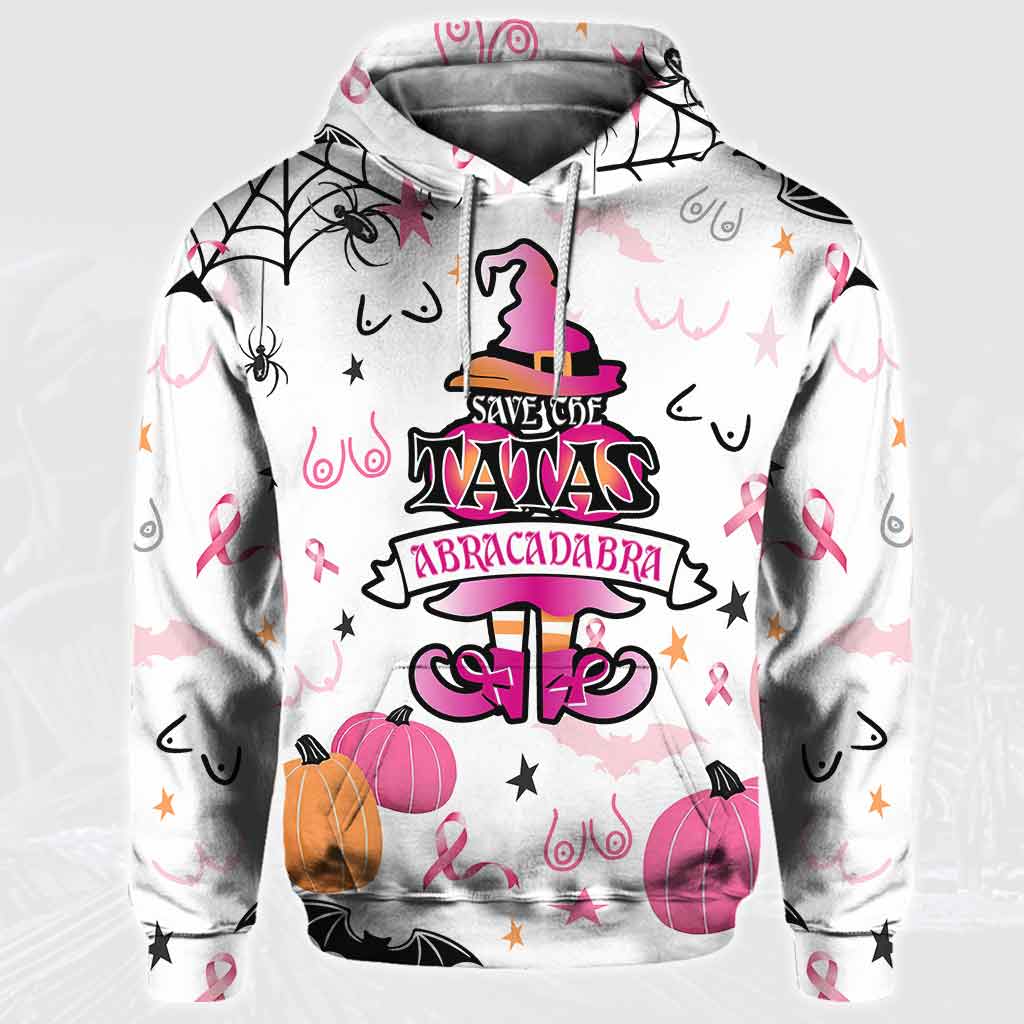 Abracadabra Save The Tatas – Halloween-T-Shirt und Hoodie zur Brustkrebsvorsorge