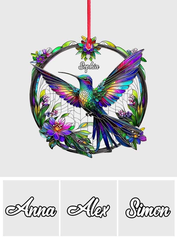 Wunderschöner Kolibri – personalisierter Kolibri-Anhänger