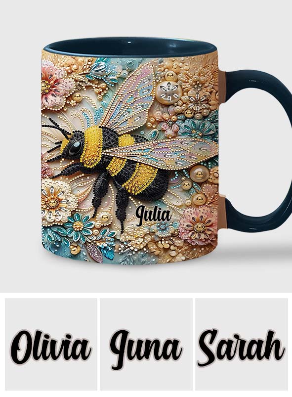 Sparkling Insect - Personalized Gardening Accent Mug