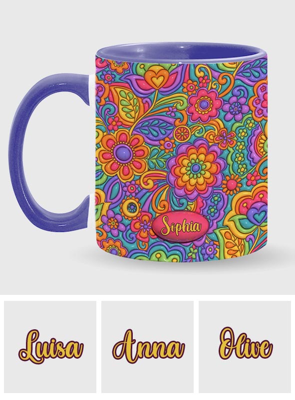 Hippie Soul - Personalized Hippie Accent Mug