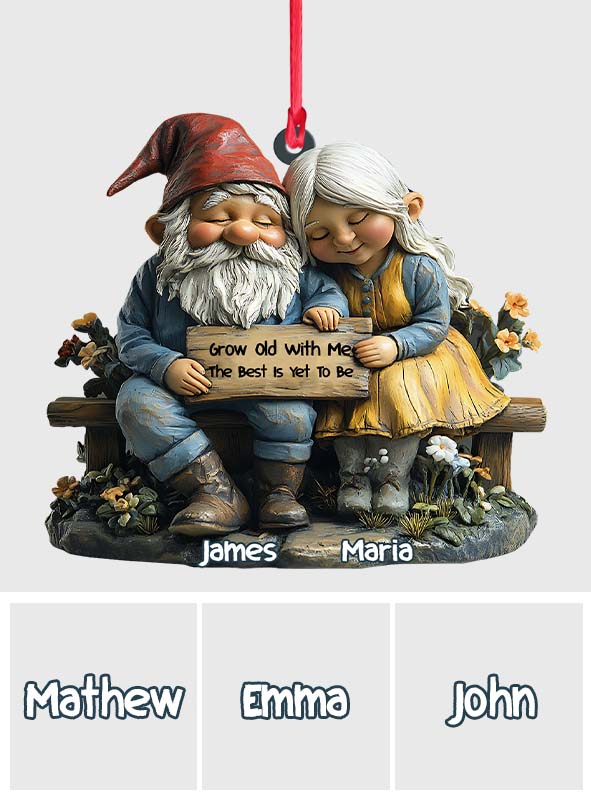 Grow Old With Me - Personalized Gardening Ornament
