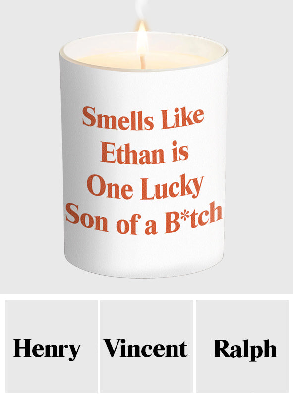 Funny Sarcastic Quote - Personalized Candle With Wooden Lid