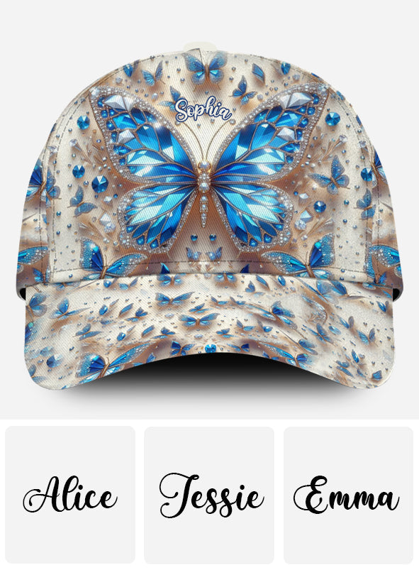 Wunderschöne Schmetterlinge – Personalisierte Schmetterlings-Klassiker-Kappe
