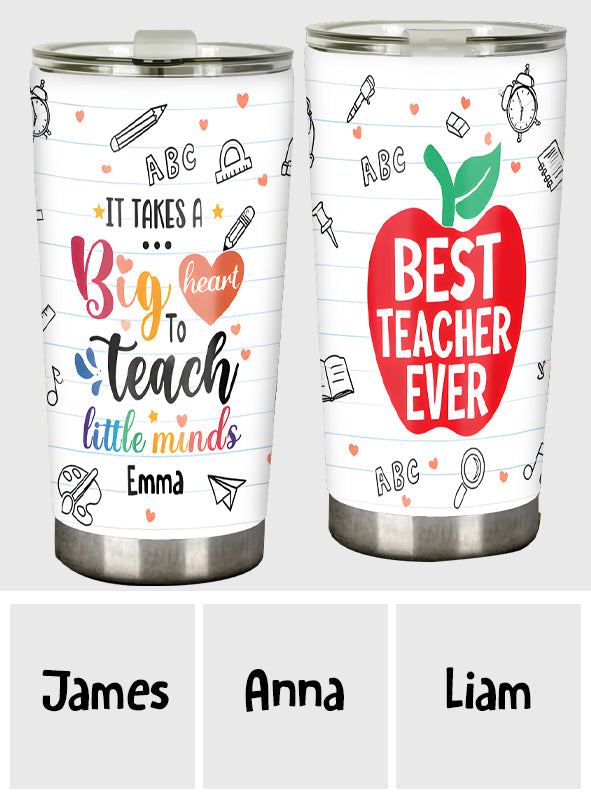Zurück zur Schule - Personalisierter Lehrer-Tumbler