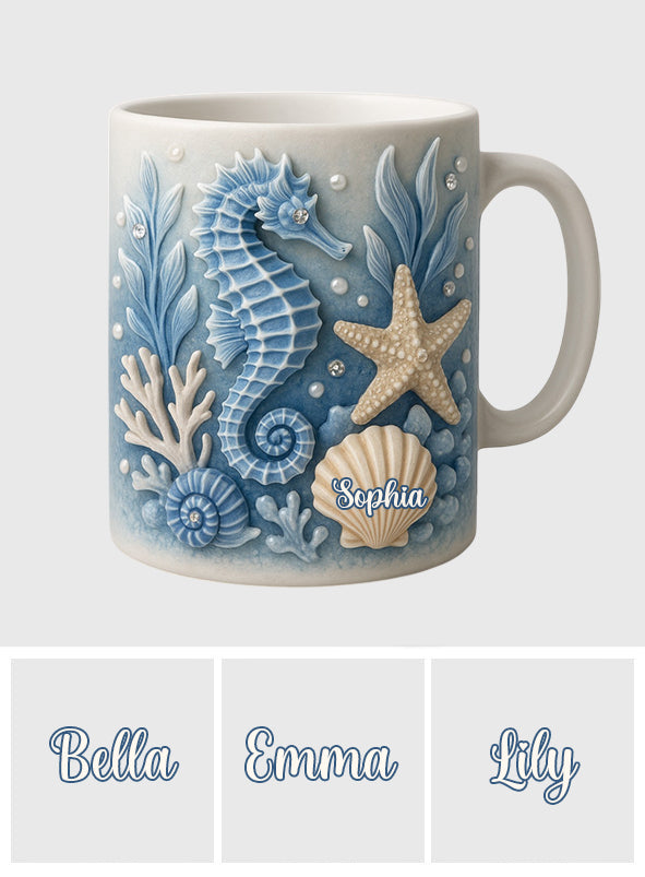 Geschenk für Meeresliebhaber – Personalisierte Tasse für Meeresliebhaber