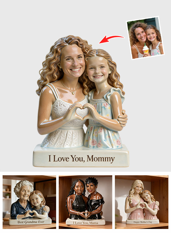 Das perfekte Geschenk für sie – personalisierte Acrylplakette in individueller Form für die Mutter