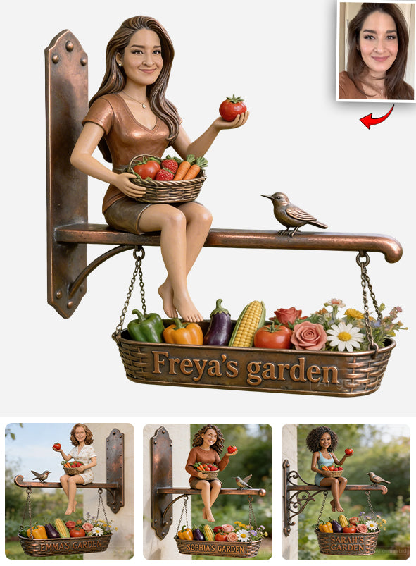 My Beautiful Garden - Personalized Gardening Wooden Wall Mount Sign