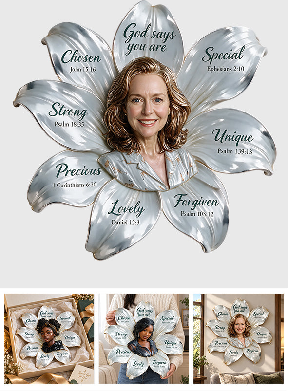 Custom Any Photo - Personalized Christian 3D Printed Cut Metal Sign