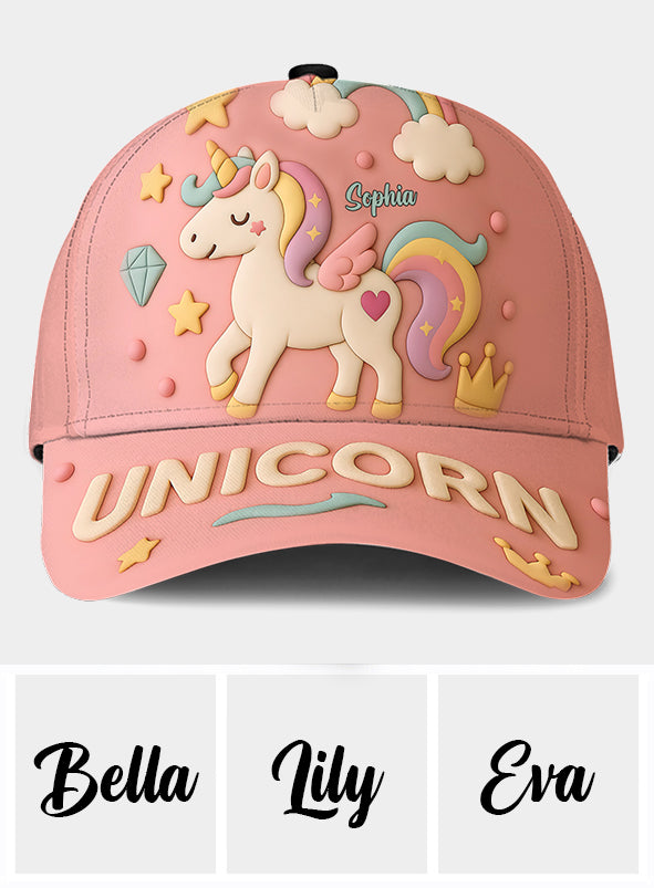 Cute Unicorn - Personalized Kid Classic Cap