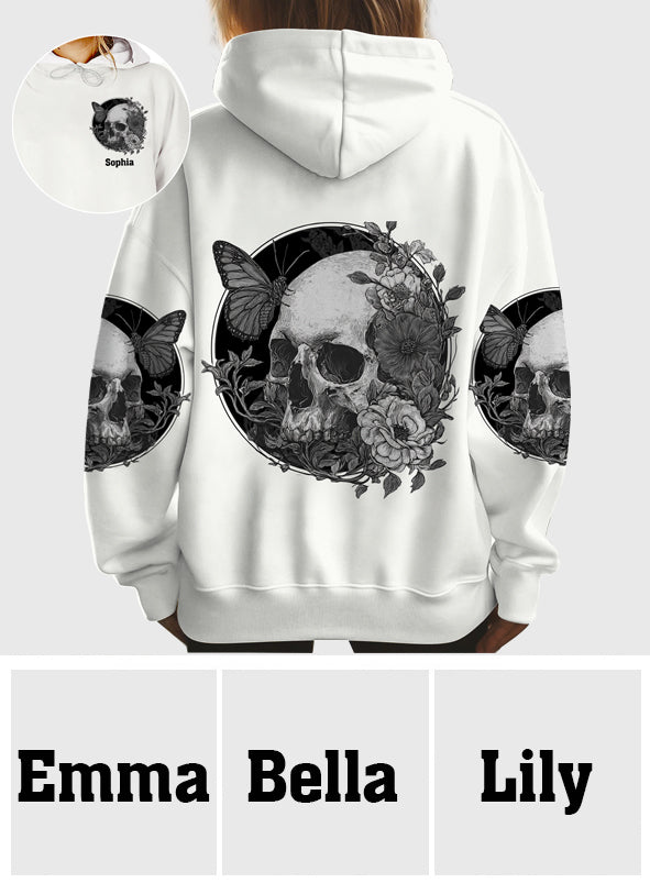 White Skull - Personalized Skull All Over Shirt