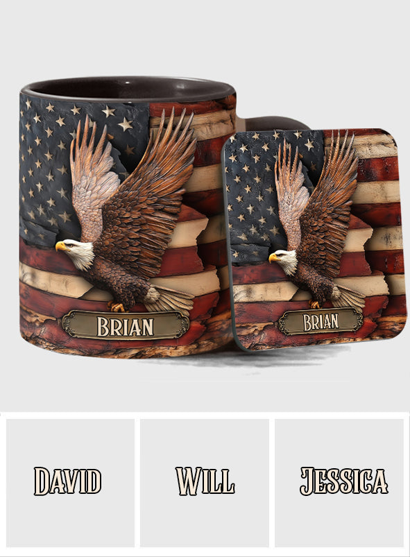 God Bless America - Personalized Independence Day/ 4th of July Accent Mug