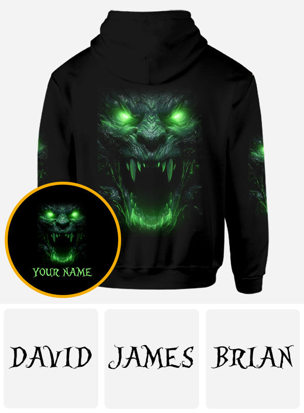 Glowing Skull - Personalized Skull All Over Shirt
