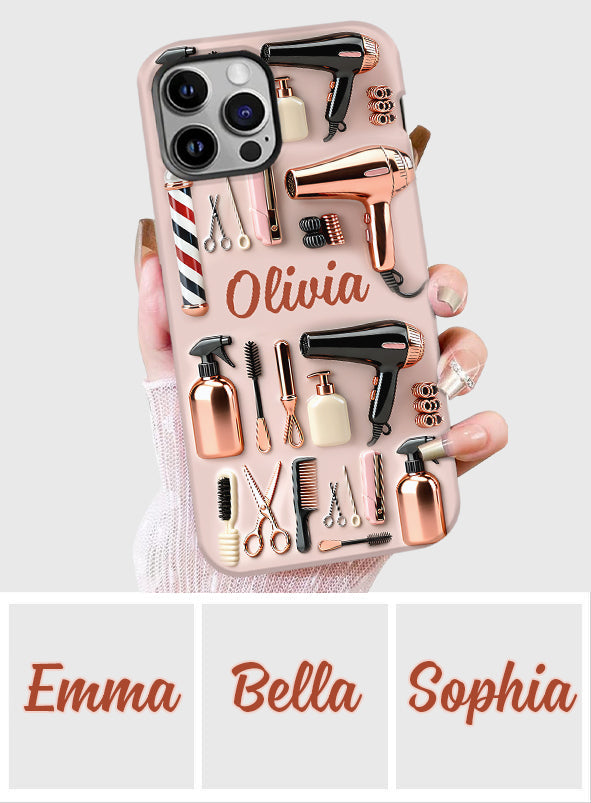 Perfekter Friseur – Personalisierte Handyhülle mit Friseurmotiv und Vollbild