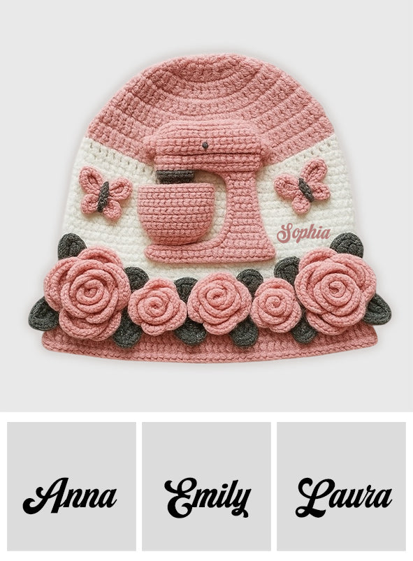 Backbegeisterte – Personalisierte Backmütze mit Aufnähern