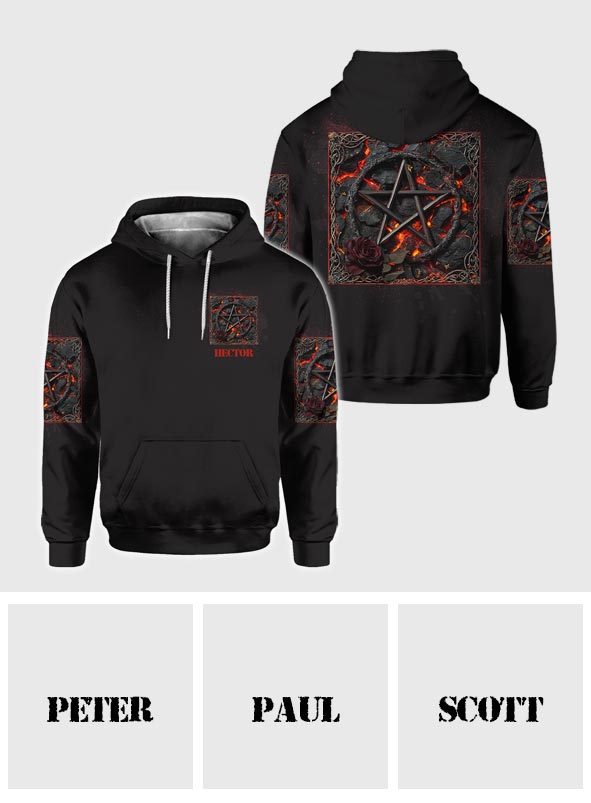 Lila Hexe – Personalisiertes Hexen-Shirt