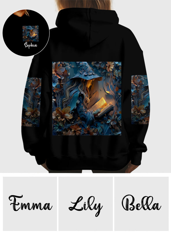 Lila Hexe – Personalisiertes Hexen-Shirt