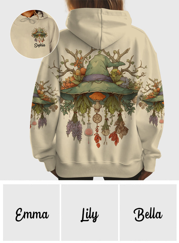 Lila Hexe – Personalisiertes Hexen-Shirt