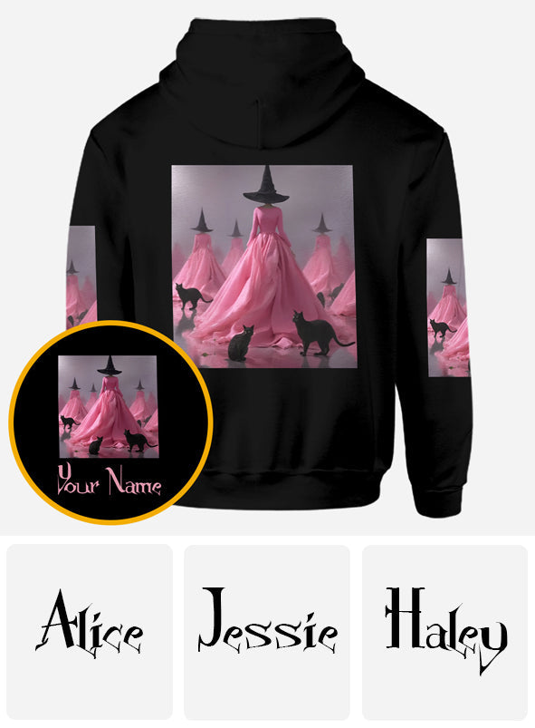 Lila Hexe – Personalisiertes Hexen-Shirt