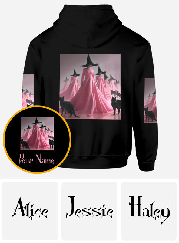 Lila Hexe – Personalisiertes Hexen-Shirt