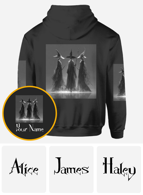 Lila Hexe – Personalisiertes Hexen-Shirt