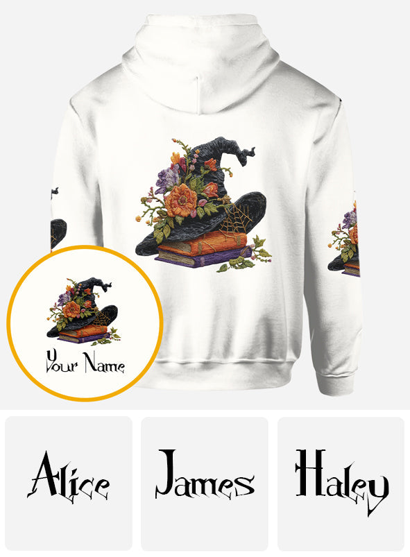 Lila Hexe – Personalisiertes Hexen-Shirt