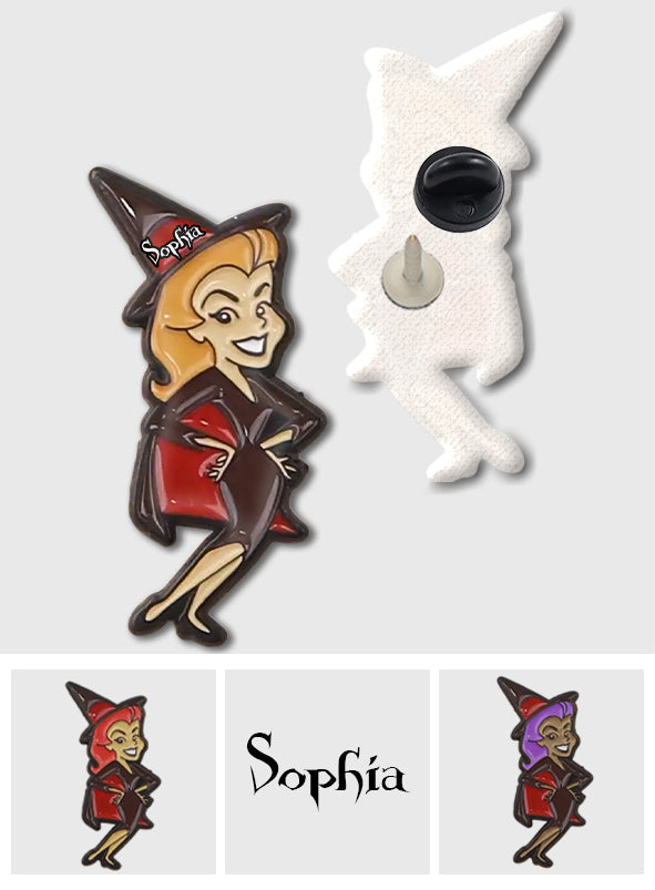 Magical Witch - Personalized Witch Pin