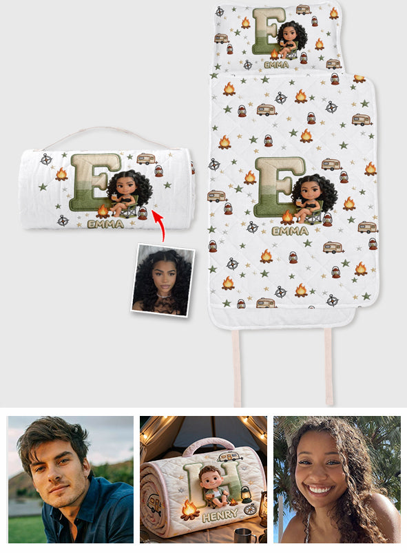 Camping Leben - Personalisierte Camping-Nap Mat