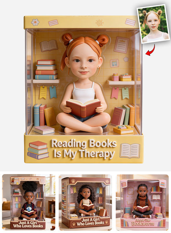 Geschenkidee für Bücherliebhaber – Personalisierte Acrylplakette in Buchform