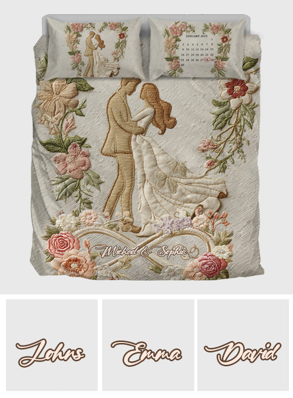 Für immer Liebe – Personalisierte Bettwäsche für Paare