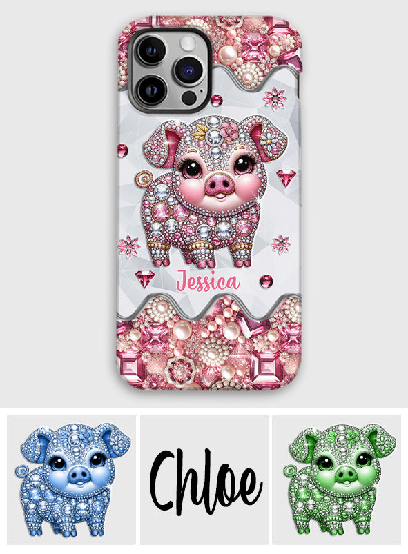 Cute Pig - Personalized Pig Lover Full Print Phone Case