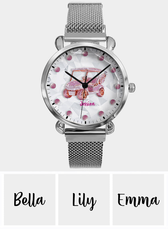 Golf Cart - Personalisierte Golf-Damen-Handuhr