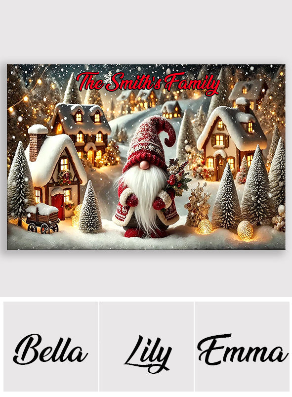 Weihnachtswichtel – Personalisierte Weihnachtsfußmatte
