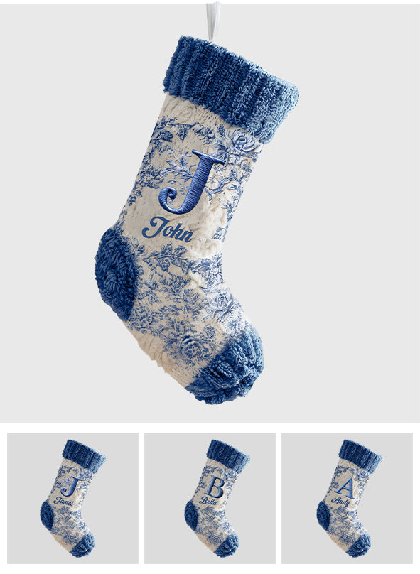 Unsere Familie – Personalisierter Weihnachtsstrumpf in Familienform