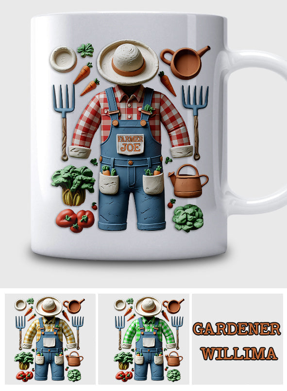 Geschenk für Landwirte, Väter und Mütter – personalisierte Bauerntasse