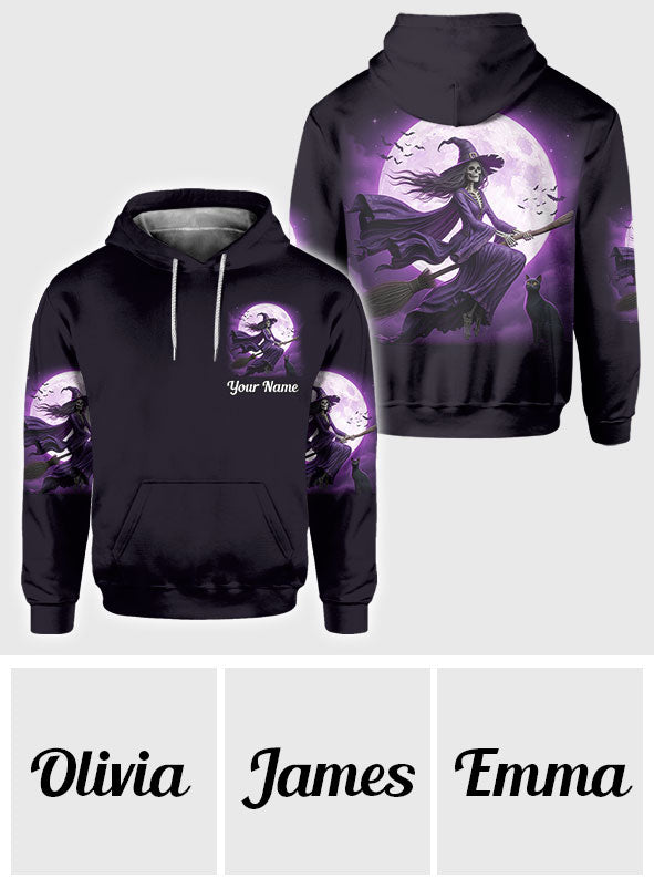 Ein bisschen böse – personalisiertes Hexen-Shirt