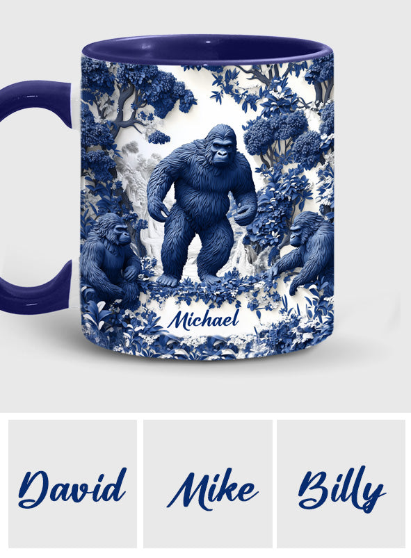 Bigfoot Summer Vibes - Personalized Hiking Accent Mug