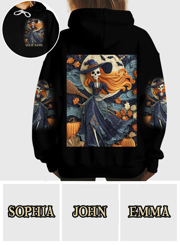Totenkopfhexe – Personalisiertes Hexen-Shirt