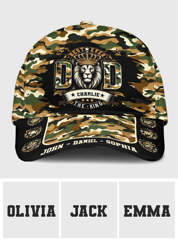 Bester Papa aller Zeiten – Personalisierte klassische Vaterkappe