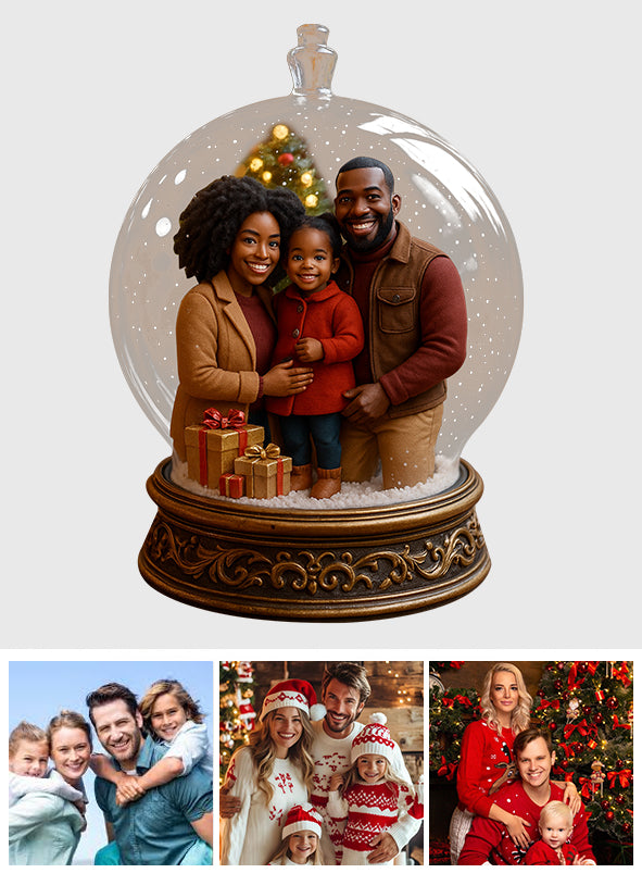 Das sind wir – personalisierte Acrylplakette in individueller Familienform