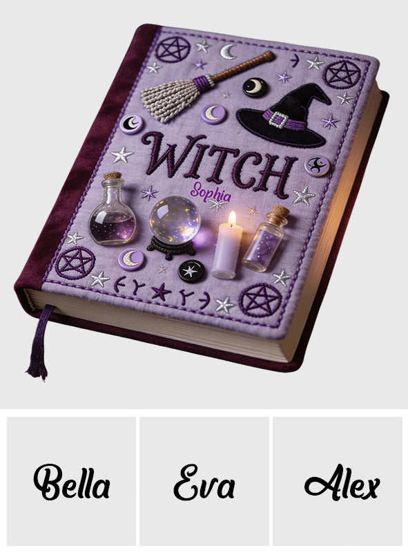 Magical Witch - Personalized Witch Leather Journal