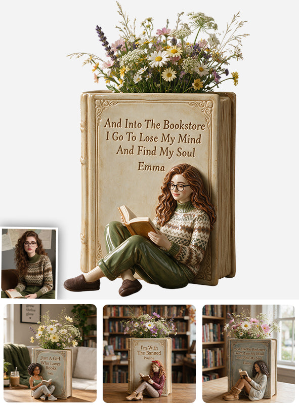 Book Lovers - Personalized Book Acrylic Pot