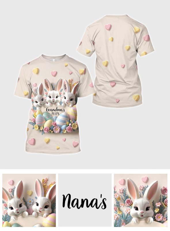 Omas Freunde – Personalisiertes Oma-Allover-Shirt