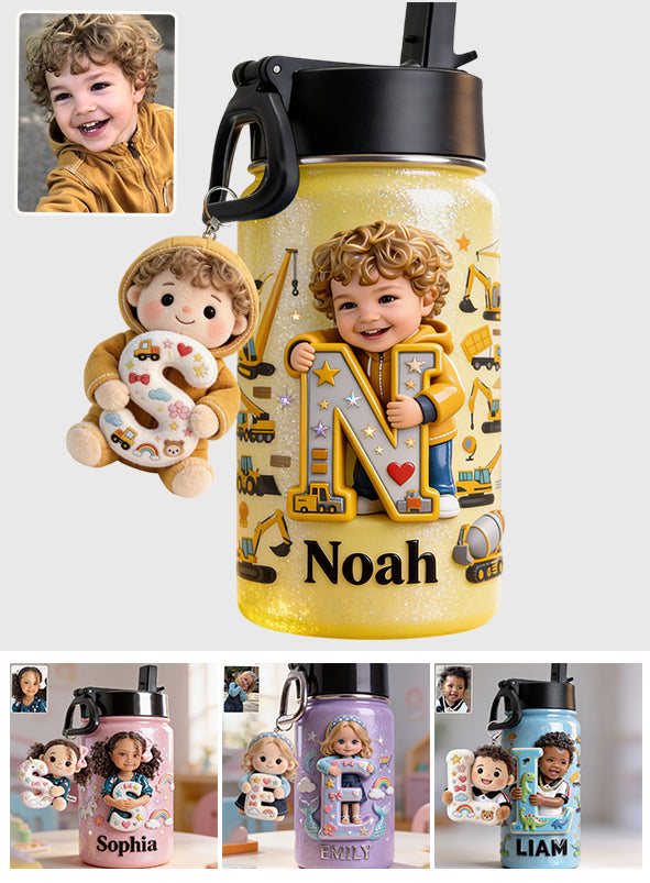 Custom Any Photo - Personalized Kids Water Bottle