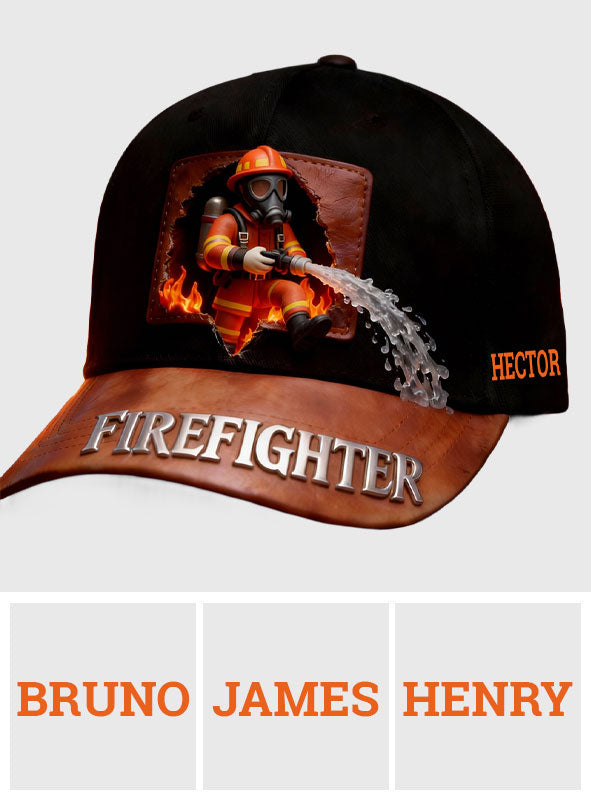 Cooler Feuerwehrmann – Personalisierte klassische Feuerwehrmütze