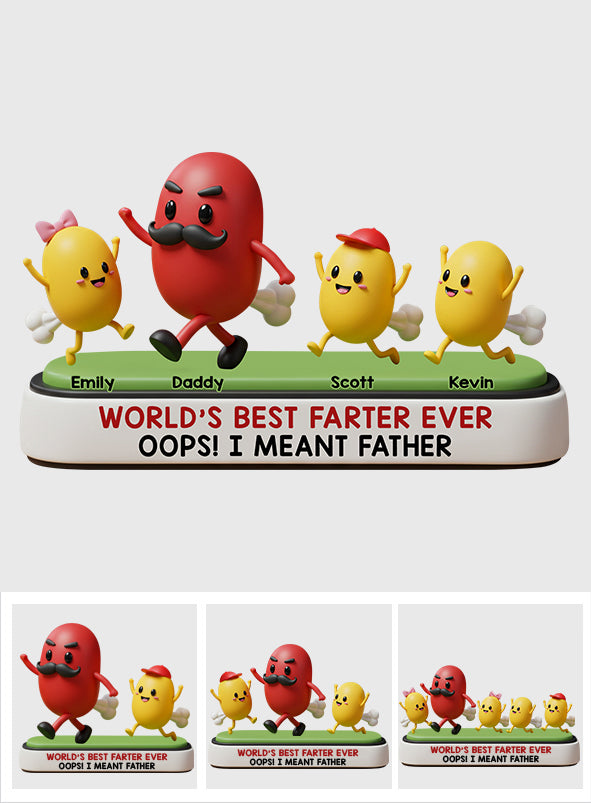 Best Farter Ever - Personalized Father Custom Shaped Acrylic Plaque