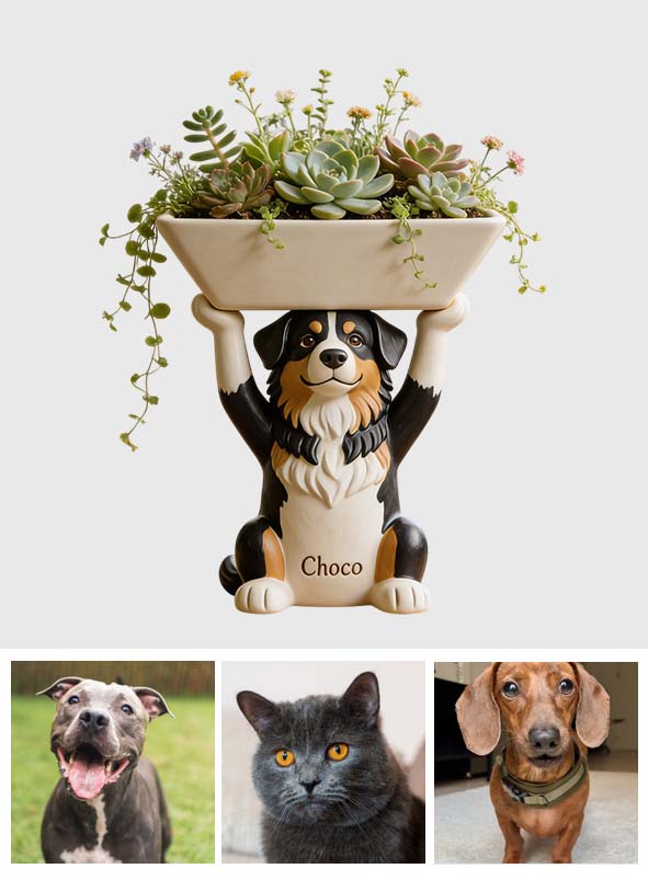 Custom Any Photo - Personalized Dog Acrylic Pot